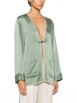Forte Forte - Green Solid Blazer