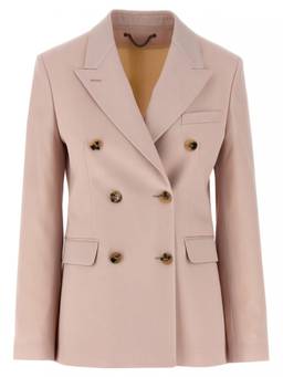 Golden Goose - Golden Genuine Leather Pink Diva Blazer