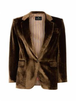 Etro - Brown Velvet Blazer