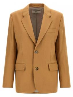 AMI Paris - Beige Notched Lapel Blazer