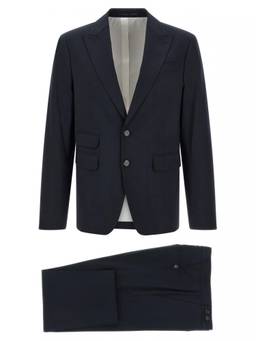 Dsquared2 - Navy Blue Peaked Lapel Blazer with Trousers