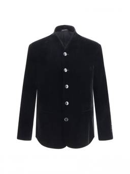 Giorgio Armani - Black V-Neck Blazer
