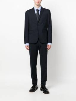 Dsquared2 - Navy Blue single-breasted two-piece Blazer with Trouser