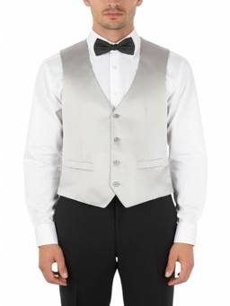 Corneliani - Grey V Neck Waist Coat
