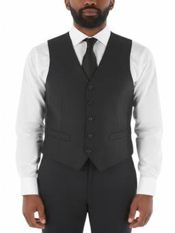 Corneliani - Black V Neck Waist Coat