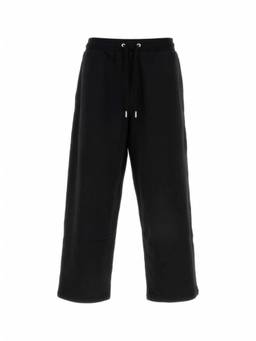 AMI Paris - Black Cotton Solid Joggers