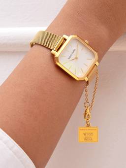 Pipa Bella by Nykaa Fashion - Gold Dainty India Watch Charm