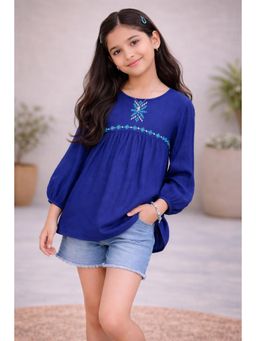 Miyo - Girls Embroidered Casual Top