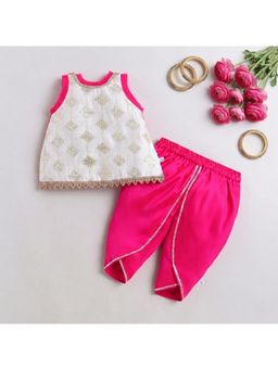 Many Frocks - Full Length Baby Dhoti Top Set