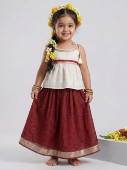 Many Frocks - Full Length Lehenga Choli Baby Ethnic Set