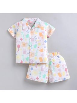 Snuggly Monkey - Summer Theme Shirt With Shorts
