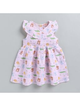 Snuggly Monkey - Jungle Theme Muslin Dress