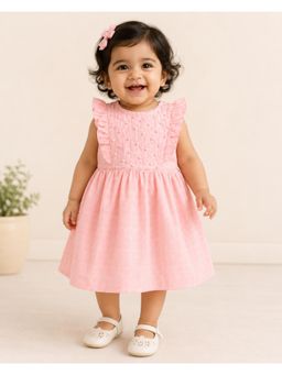 Snuggly Monkey - Pearl Embroidered Dress