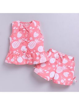 Snuggly Monkey - Fruit Theme Top With Shorts