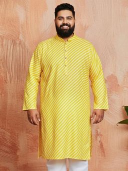 Vastramay - Cotton Leheriya Kurta with Screen Printed for Men