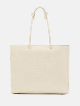 U.S. POLO ASSN. - Women Solid Tote Bag - Grey (L)