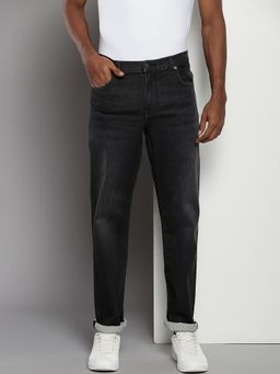 Calvin Klein - Men Black Mid Wash Slim Fit Mid Rise Jeans