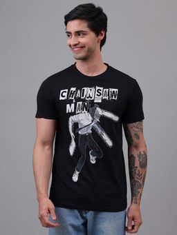 Free Authority - Official Chainsaw Man Anime Black T-Shirt