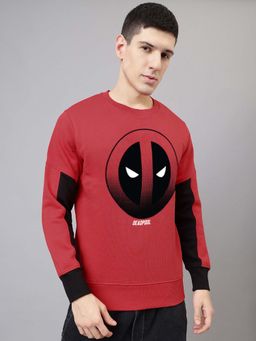 Free Authority - Official Marvel Comic Deadpool Printed Regular fit Sweatshirt