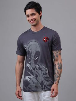 Free Authority - Official Marvel Comic Deadpool Graphic Black T-Shirt