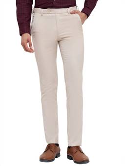 Park Avenue - Light Brown Slim Fit Trouser