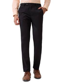 Park Avenue - Dark Black Slim Fit Trouser