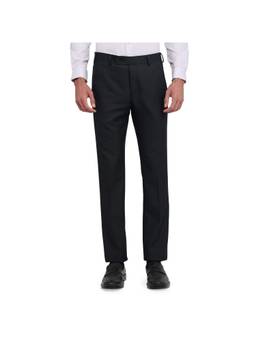 Park Avenue - Slim Fit Checkered Fancy Black Trouser