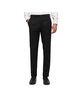 Park Avenue - Slim Fit Solid Black Trouser