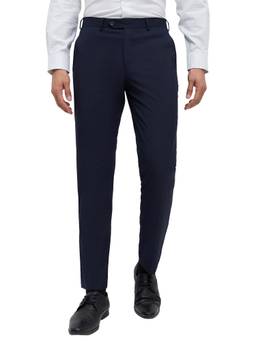 Park Avenue - Super Slim Solid Dark Blue Trouser