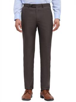 Raymond - Slim Fit Dark Brown Pant