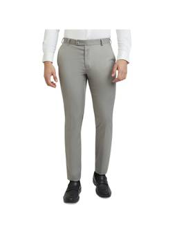 Raymond - Men Slim Solid Dark Grey Pant