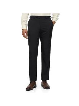 Raymond - Regular Fit Solid Dark Grey Pant