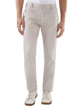 Parx - Super Slim Solid Beige Trouser