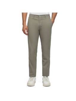 Parx - Slim Tapered Fit Solid Medium Green Trouser