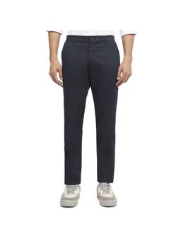 Parx - Dark Blue Tapered Fit Trouser