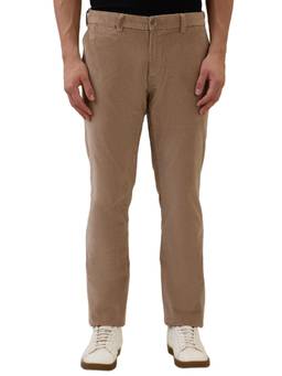 Parx - Tapered Fit Solid Medium Brown Trouser