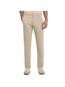 Parx - Tapered Fit Solid Light Khaki Trouser