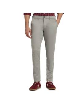 Parx - Tapered Fit Solid Medium Grey Men's Trouser