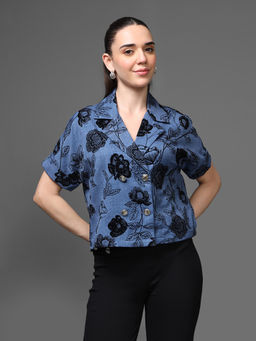Kazo - Amalfi Blue Top