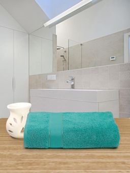 Creeva - 525 Gsm Lady Bath Towel Sea Green (60X120 Cm)