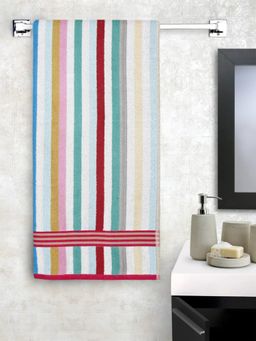 Creeva - Soft Cotton Stripe Bath Towel Multi