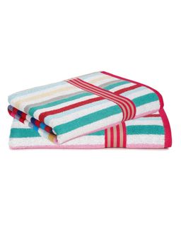 Creeva - Stripe Bath Towels Set of 2 Multi