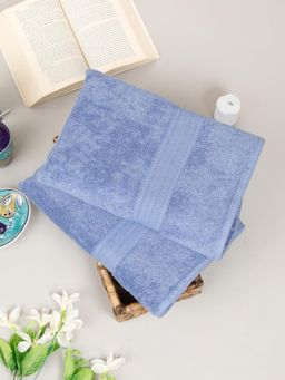 Creeva - Classic Bath Towels Set of 2 Royal Blue