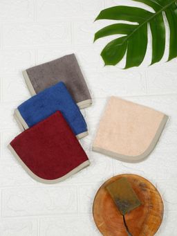 Creeva - Luxury 30X30 Cm Face Towel Set of 4