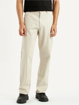 Levi's - Men's Beige Relaxed Fit Trousers