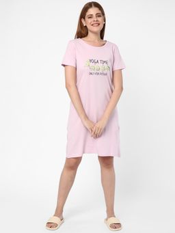 R&B - Slogan Loose Women Nightdress