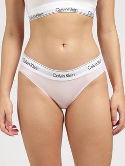 Calvin Klein - Pink Solid Mid Rise Bikini-Brief