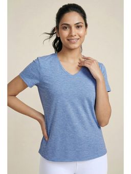 Zivame - Zelocity Quick Dry Relaxed Top - Light Blue