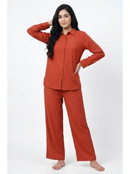 Zivame - Mock Linen Woven Nightsuit