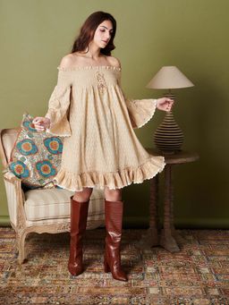 CINCIN Fashion - Edda Dress Beige